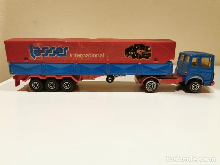 Coches a escala: Majorette Super Movers Trailer Saviem 1/60