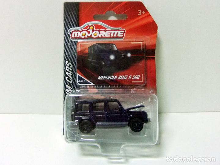 Coches a escala: MERCEDES BENZ G 500 - MAJORETTE ESCALA 1:61 REF. 250D-1 SERIE PREMIUM CARS - COCHE MB G500 TOY CAR