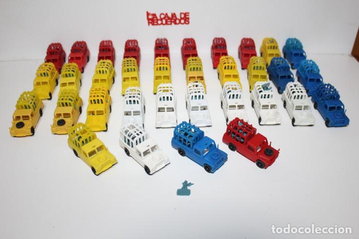 Coches a escala: LOTE DE 34 COCHES LAN ROVER - SANTANA VAM - A&Ntilde;OS 70