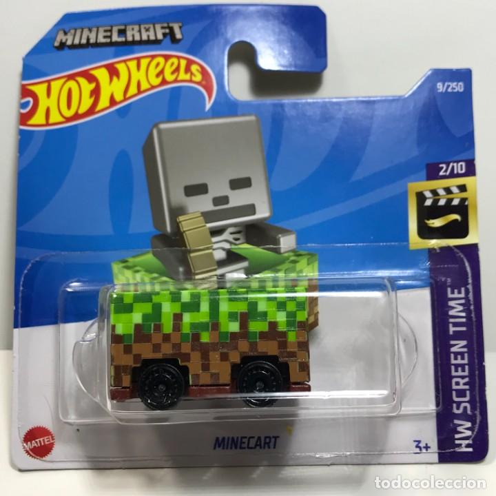 hot wheels minecraft minecart