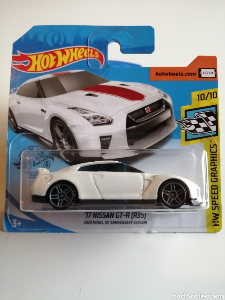 R35 New 2020 Hot Wheels '17 Nissan GT-R White HW Speed Graphics 