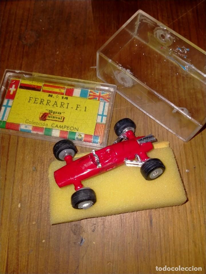 Coches a escala: COCHE FERRARI F 1 N&deg; 14 COLECCION CAMPE&Oacute;N GUISVAL VER FOTOS