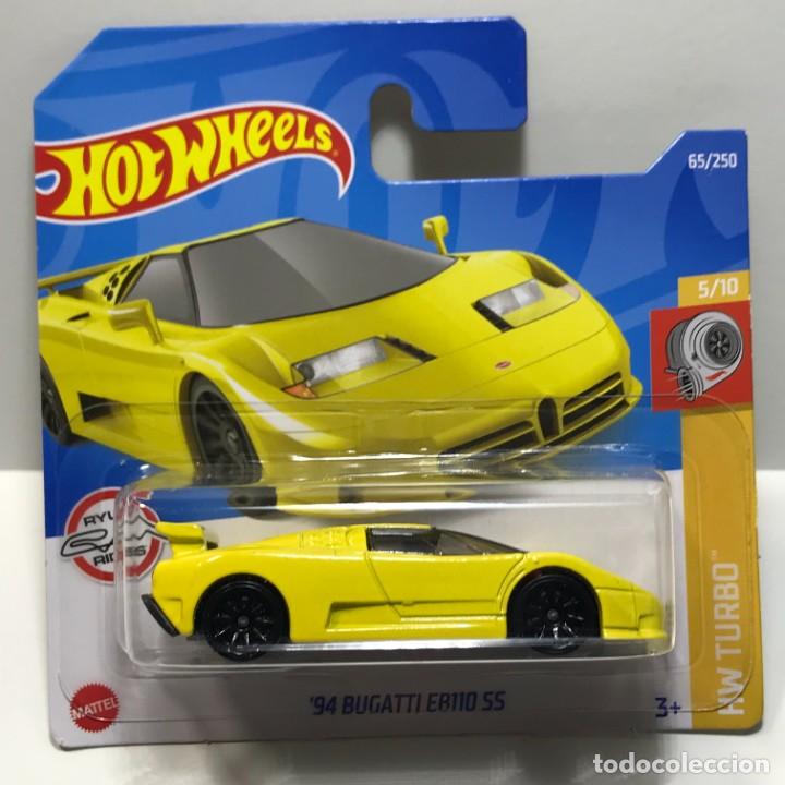 hot wheels bugatti eb110 ss 1994 amarillo, hotw - Comprar Coches en