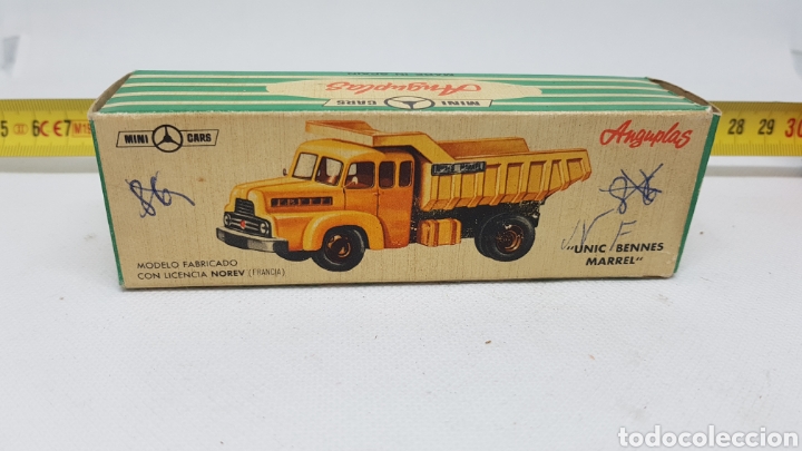 Coches a escala: CAJA ORIGINAL ANGUPLAS CAMION UNIC BENNES MARREL