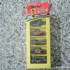 Coches a escala: MATCHBOX MILITARY 5 PACK DEL 1995. Lote 320117443