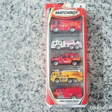 Coches a escala: MATCHBOX FIRE DRENCHERS 5 PACK DEL 2000. Lote 320117913