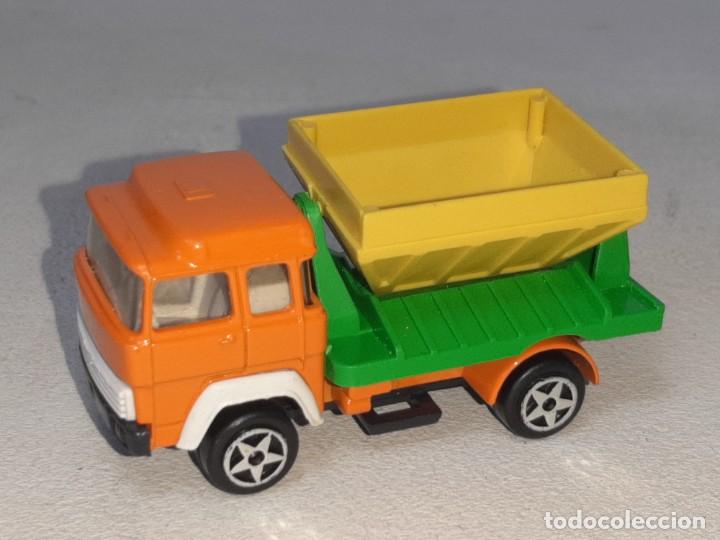 Coches a escala: GUISVAL : ANTIGUO CAMION MAGIRUS DEUTZ CONTAINER MADE IN SPAIN A&Ntilde;OS 80