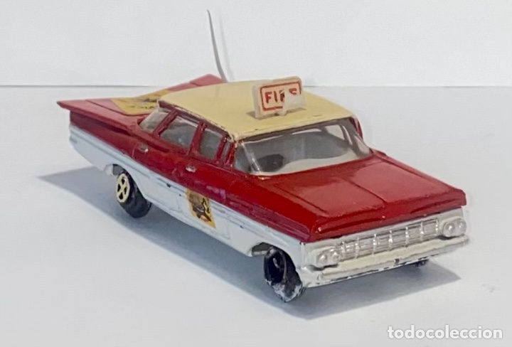 Modellautos: Coche Fire bomberos met&aacute;lico Vintage