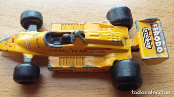 Auto in scala: Coche de carreras Brabham BT 48 - Mod. 852 Pilen - Made in Spain Ferodo amarillo