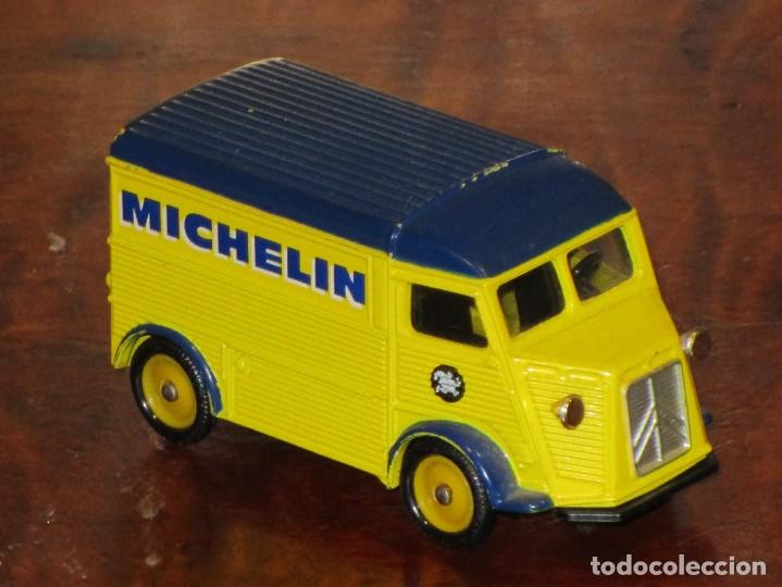 Coches a escala: FURGONETA MICHEL&Iacute;N MET&Aacute;LICA CITRO&Euml;N TYPE H, MARCA CORGI