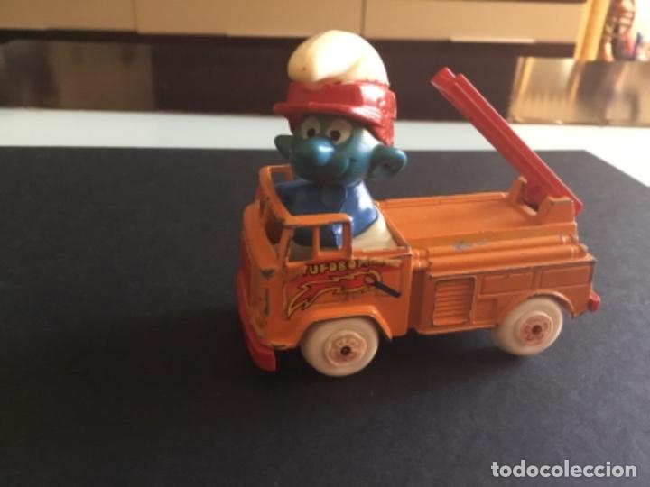 Coches a escala: Camion guisval pitufo bombero - Foto 2