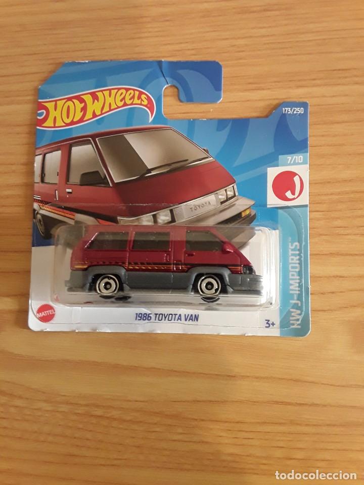 Carros em escala: Coche Hot Whells - 1986 Toyota Van