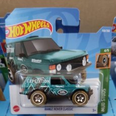 Coches a escala: HOT WHEELS RANGE ROVER CLASSIC 4/5 MUD STUDS 159/250 2022.. Lote 354753863