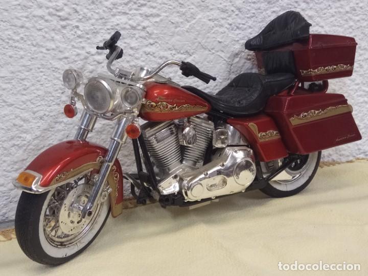 moto juguete harley-davidson, marca guiloy - Comprar Juguetes antiguos de otras marcas clásicas