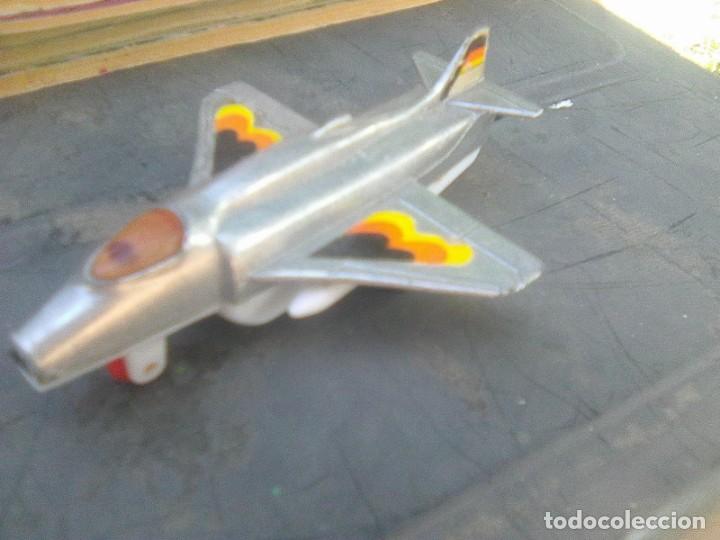 Coches a escala: Plateado avi&oacute;n tipo Guisval - Metal y PVc -