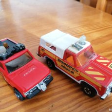 Coches a escala: DOS JEEP MATCHBOX. RANGE ROVER K-64 AÑO 1977 - PLYMOUTH TRAIL DUSTER K-65 AÑO 1978. LESNEY PRODUCTS.. Lote 364281236