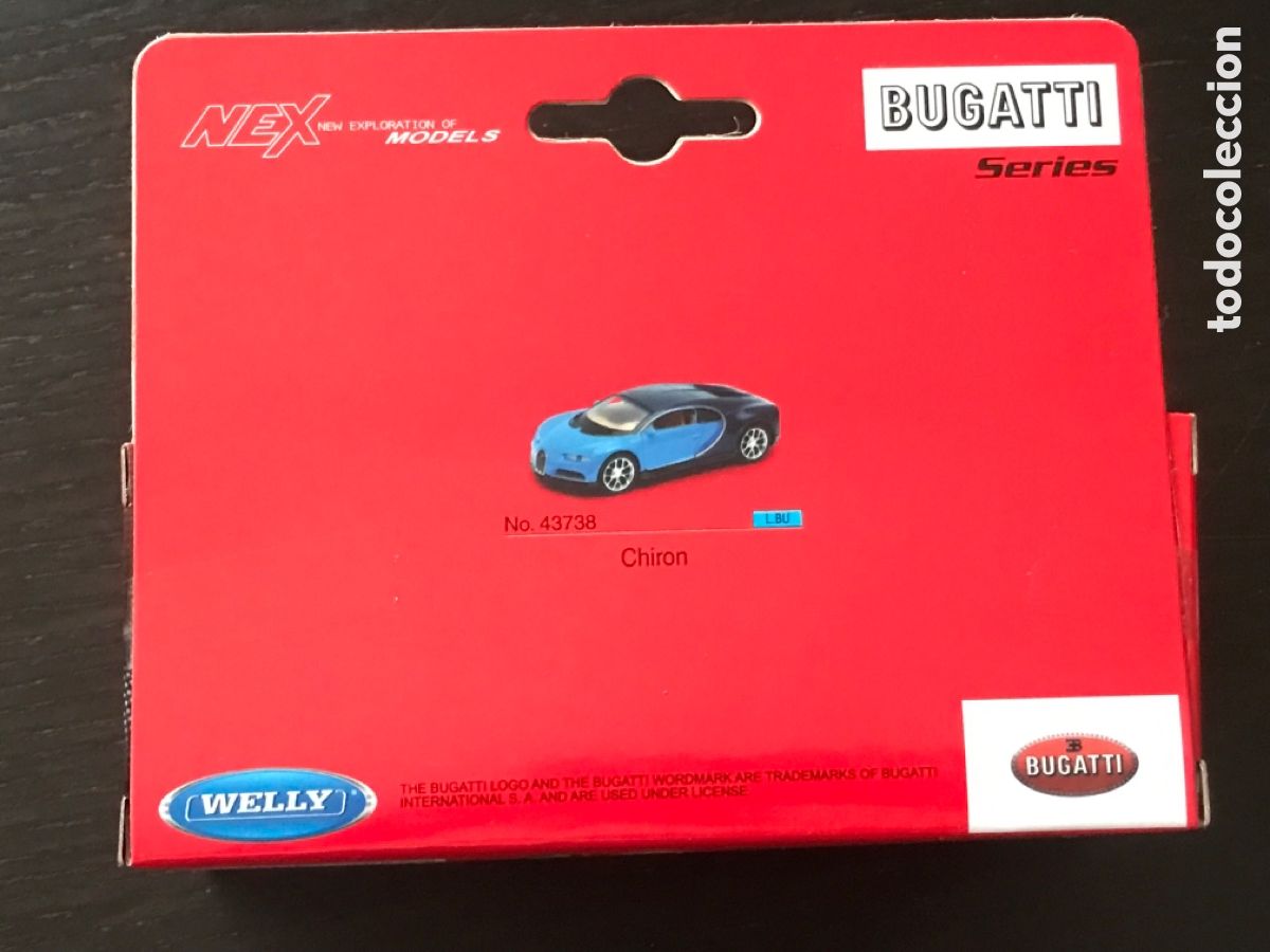 Coches a escala: BUGATTI CHIRON - WELLY ESCALA 1/36 - Foto 2