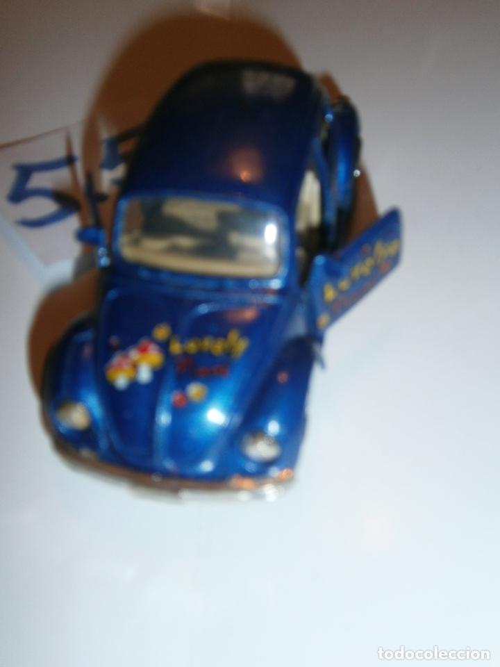 Coches a escala: WOLKSVAGEN ESCARABAJO - AZUL