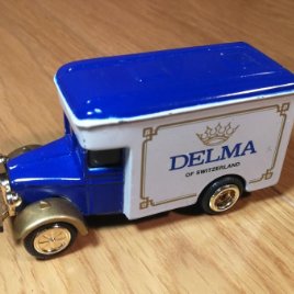Camión de colección DELMA OF SWITZERLAND, miniatura