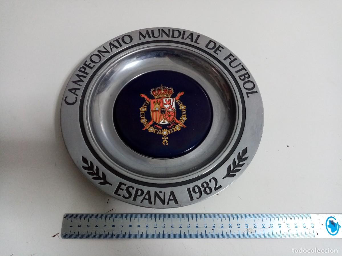Coches a escala: PLATO DECORATIVO DEL MUNDIAL DE ESPA&Ntilde;A 1982 - BCD - CENTRO DE DISE&Ntilde;O INDUSTRIAL R.I. ESPA&Ntilde;A