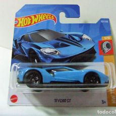 Hot Wheels '17 Ford GT Blue Diecast Car - 1:64 Scale, HW Turbo Series 9/10
