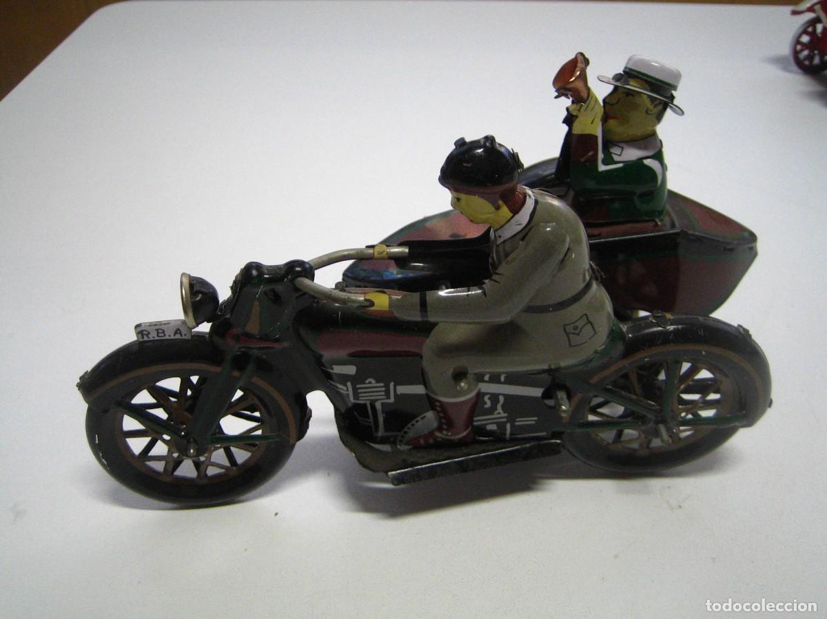 Coches a escala: COCHE DE HOJALATA - MOTO CON SIDECAR - Foto 1