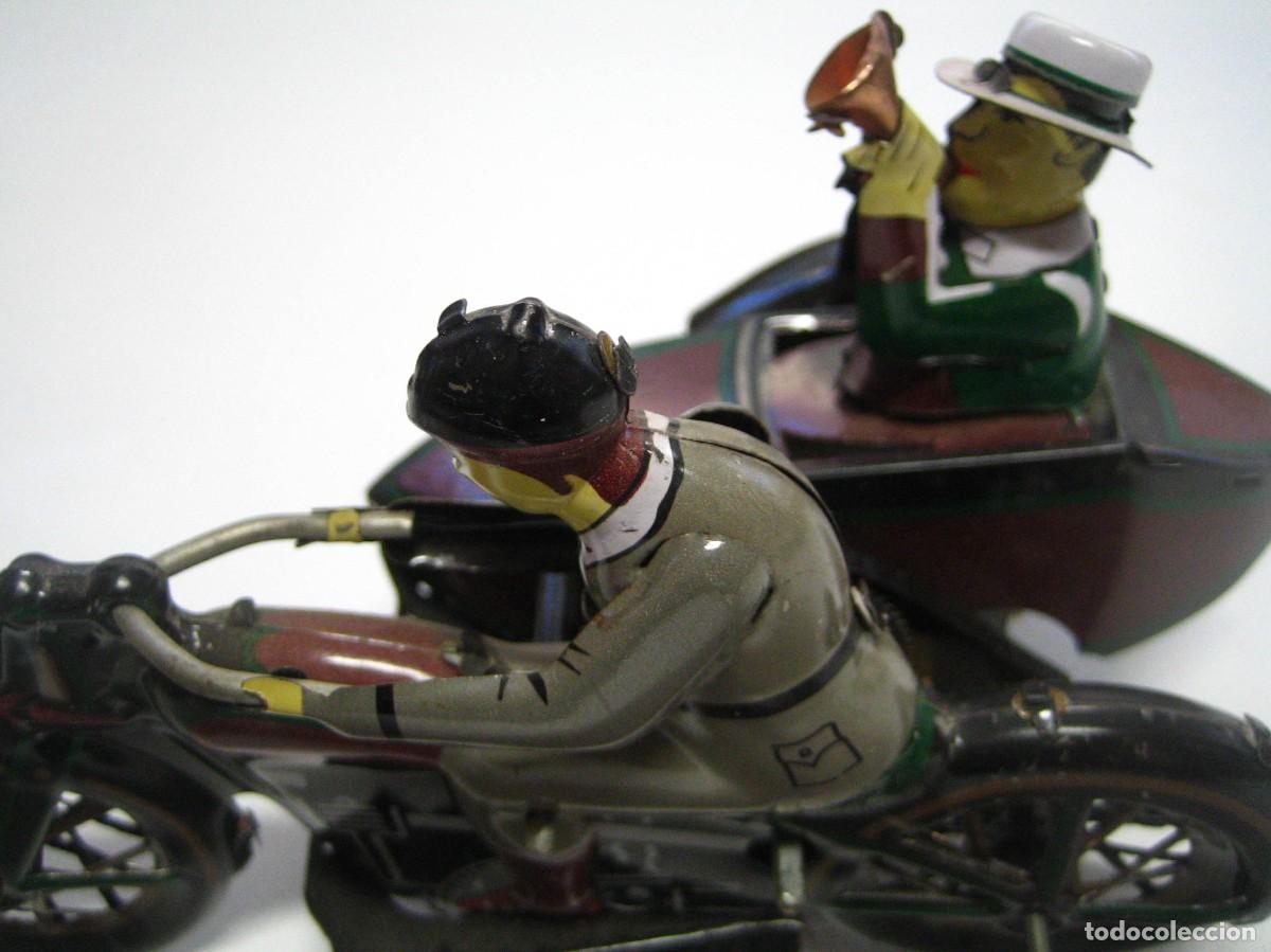 Coches a escala: COCHE DE HOJALATA - MOTO CON SIDECAR - Foto 2
