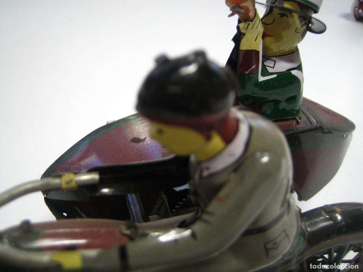 Coches a escala: COCHE DE HOJALATA - MOTO CON SIDECAR - Foto 3