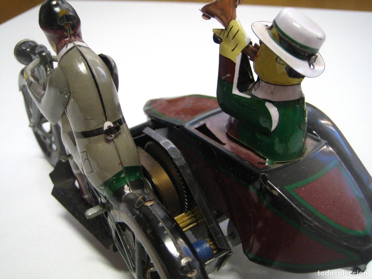 Coches a escala: COCHE DE HOJALATA - MOTO CON SIDECAR - Foto 5