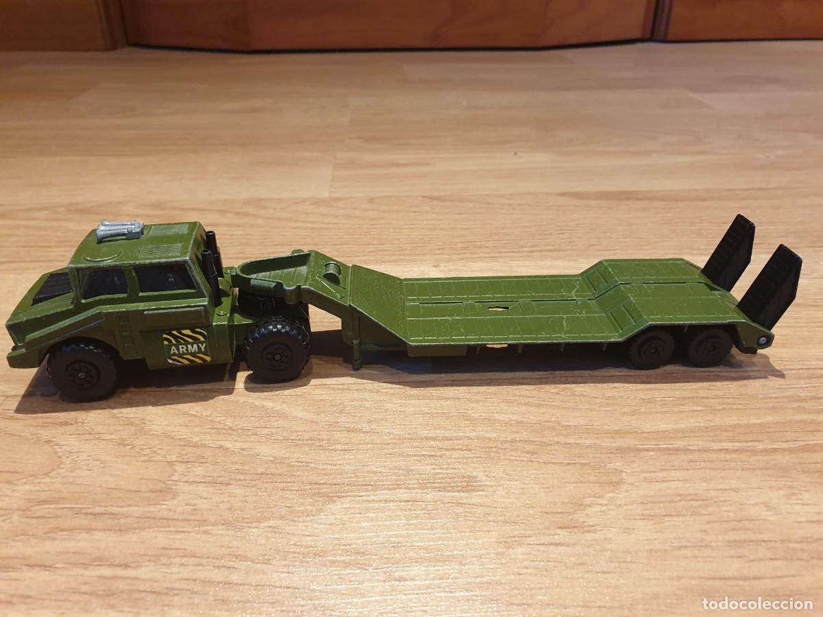 Coches a escala: Matchbox g&oacute;ndola de transporte militar ech 1/60 aprox