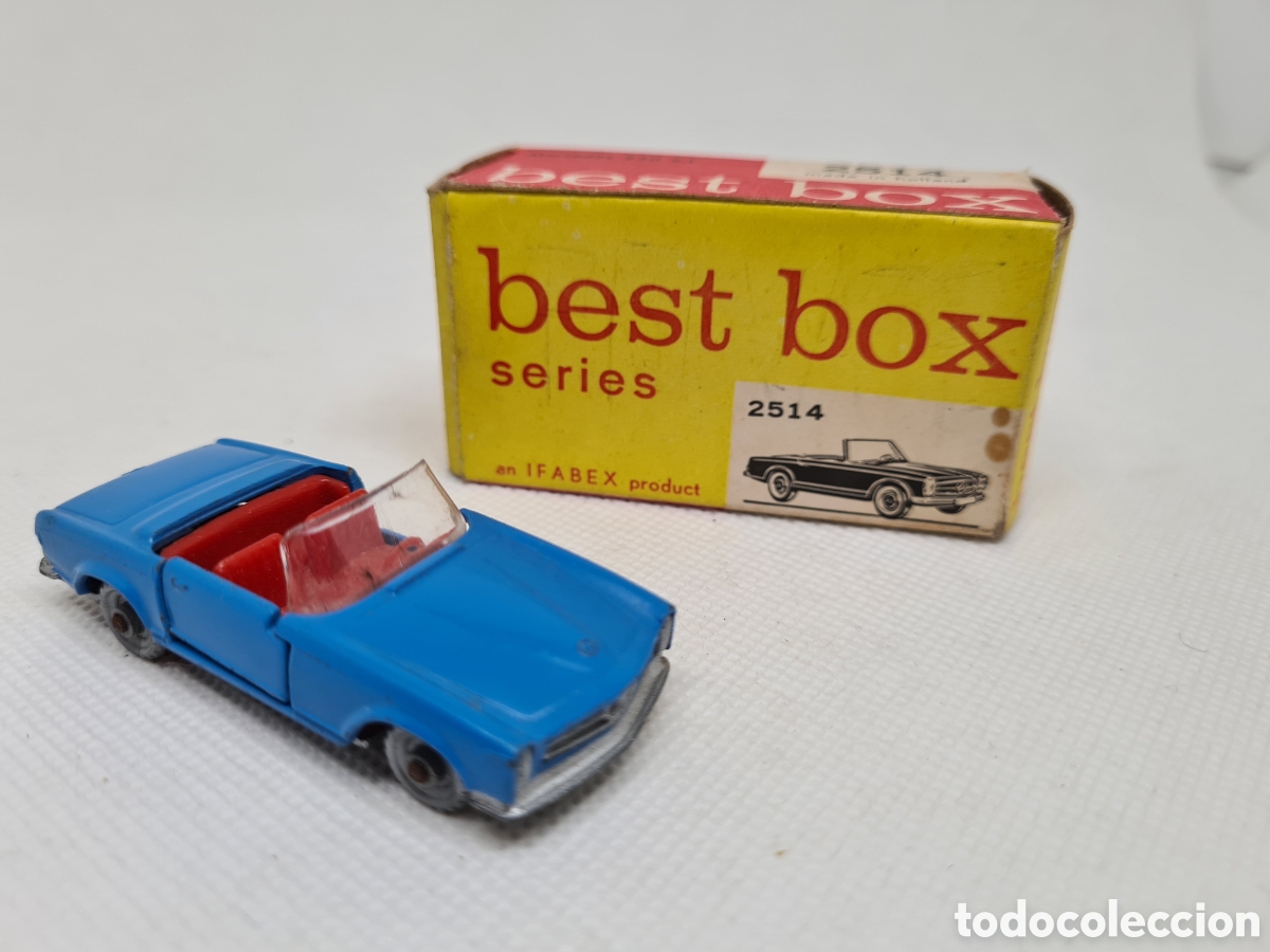 Coches a escala: ANTIGUO COCHE BEST BOX MERCEDES 230 SL M REF 2514 CON CAJA ORIGINAL
