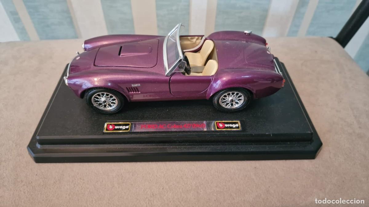 Coches a escala: MAQUETA R&Eacute;PLICA FORD AC COBRA 427 (1965) BURAGO