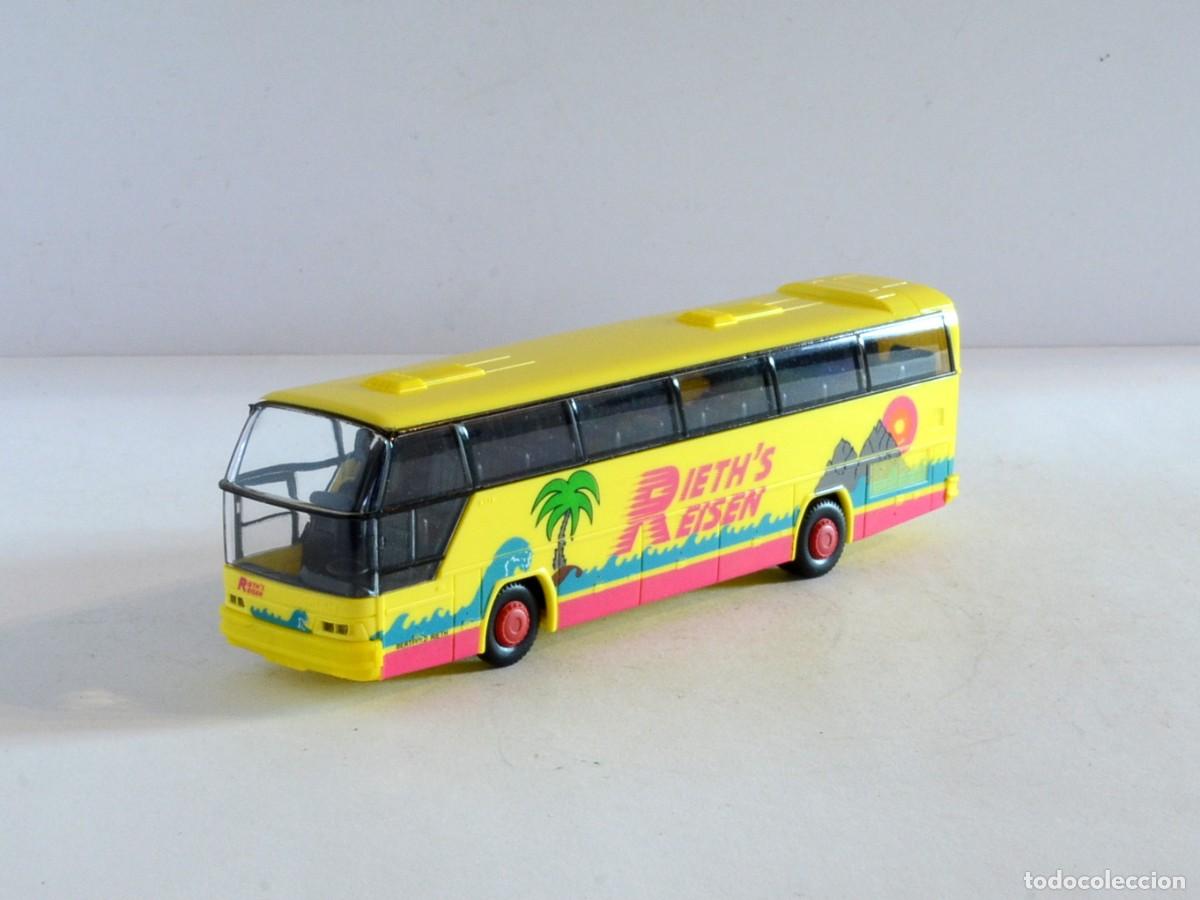 Coches a escala: Rietze Escala 1:87 H0 Autocar Neoplan Cityliner Rieth`s Reisen Impecable con Caja