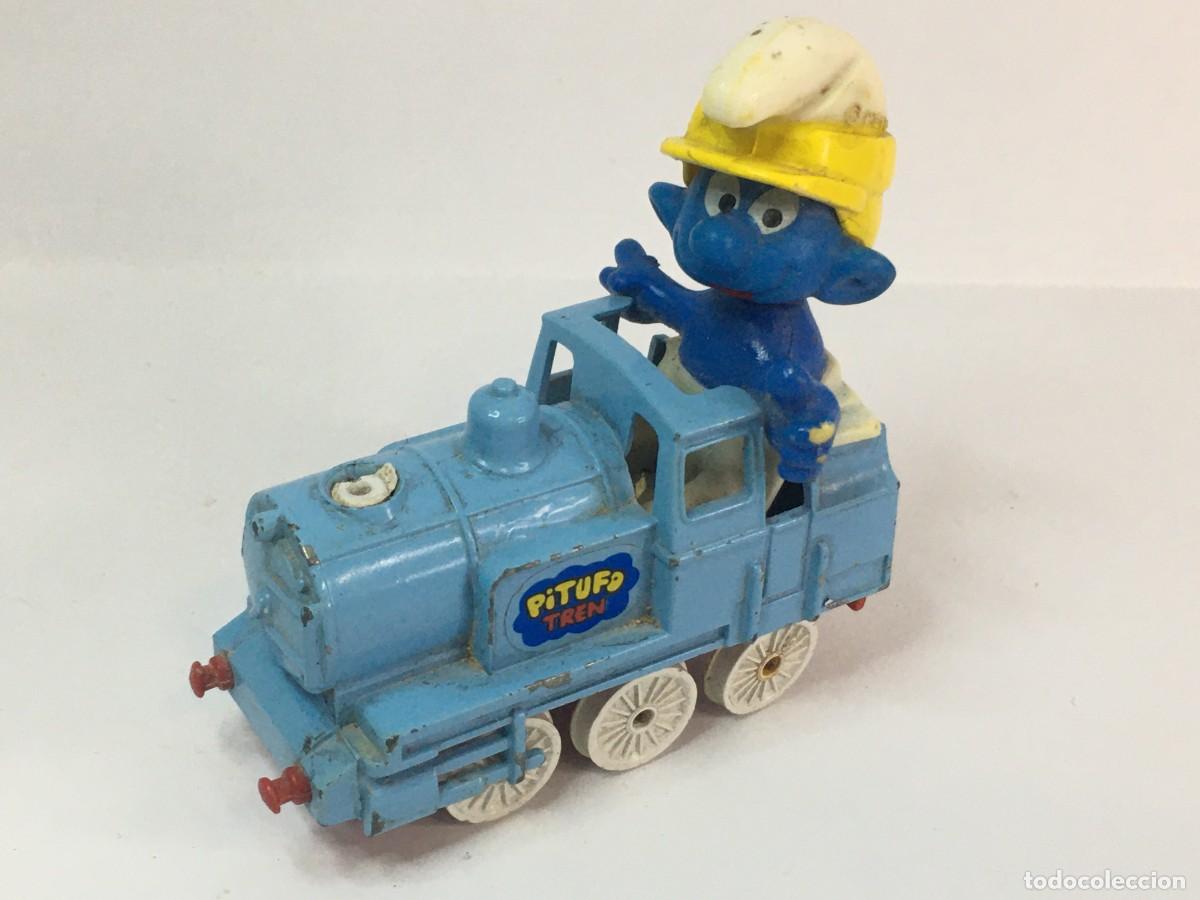 Coches a escala: TREN CON PITUFO DE GUISVAL