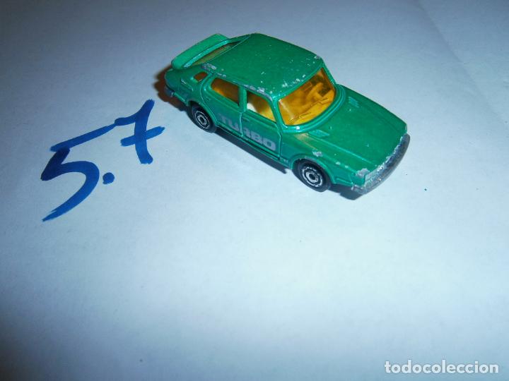 Coches a escala: ANTIGUO COCHE SAAB TURBO MAJORETTE MADE IN FRANCE 1/62