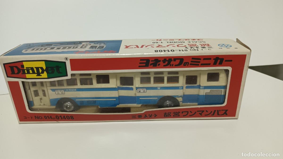Coches a escala: DIAPET YONEZAWA - MITSUBISHI FUSO BUS . ESC 1/60 -METAL - SIN JUGAR -D&Eacute;CADA DE LOS 70
