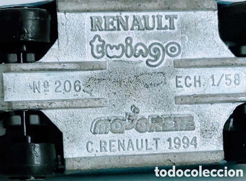 Coches a escala: RENAULT TWINGO - MAJORETTE - 1/58 - - Foto 7
