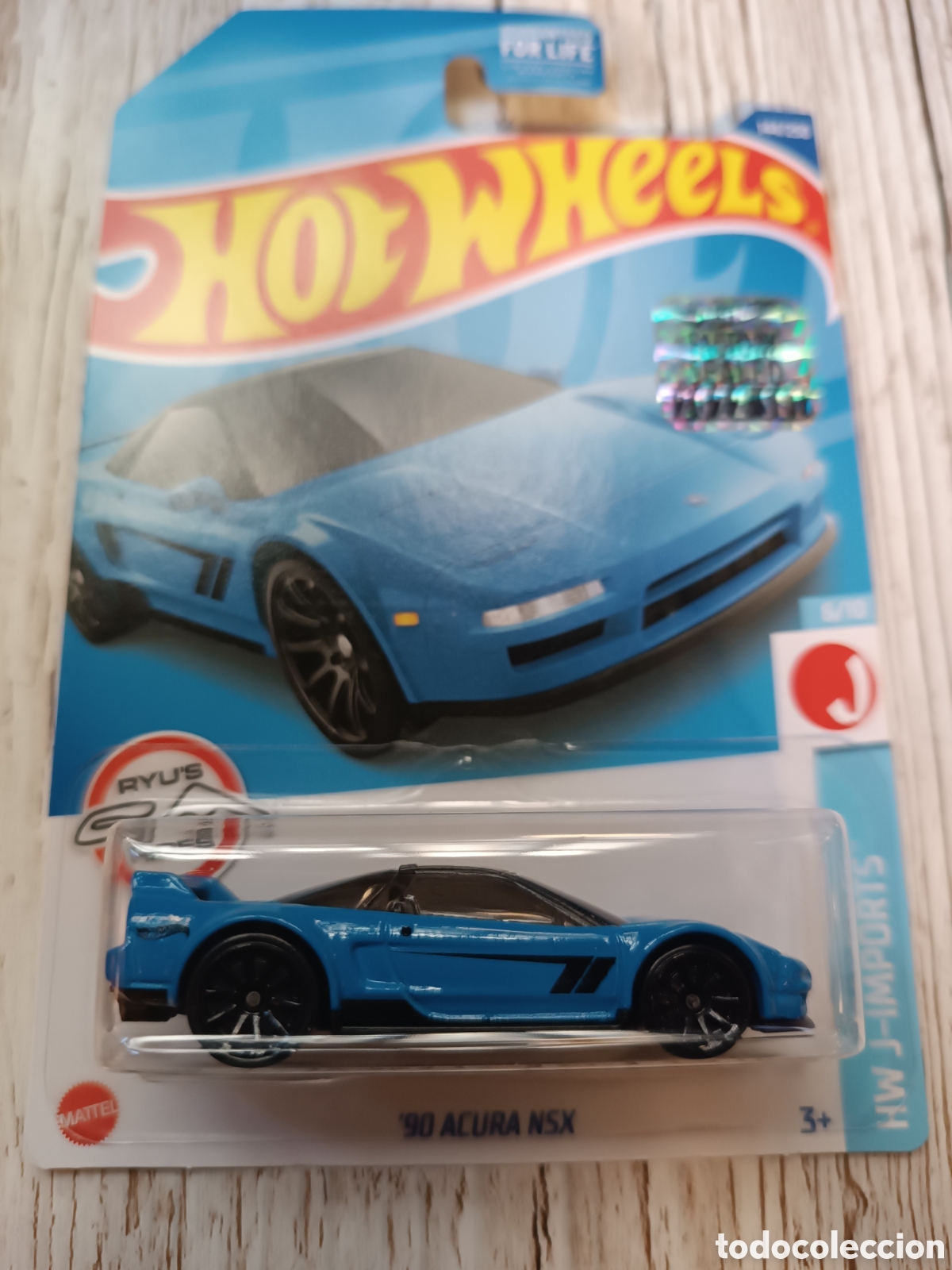 hot wheels '90 acura nsx azul. coche coneccion - Compra venta en