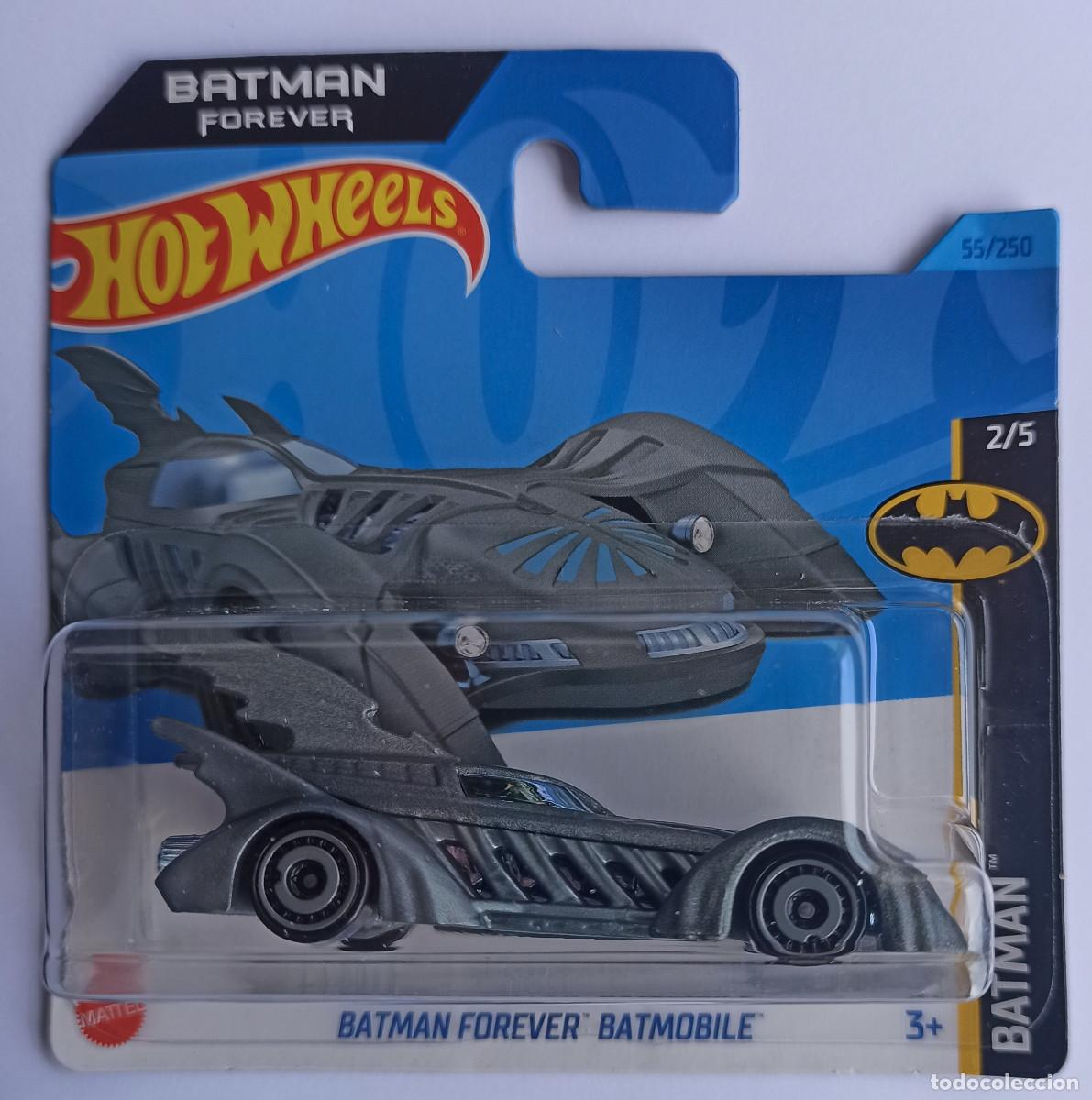  Hot Wheels Batman Forever Batmobile, 2023 Batman 2/5 : Toys &  Games