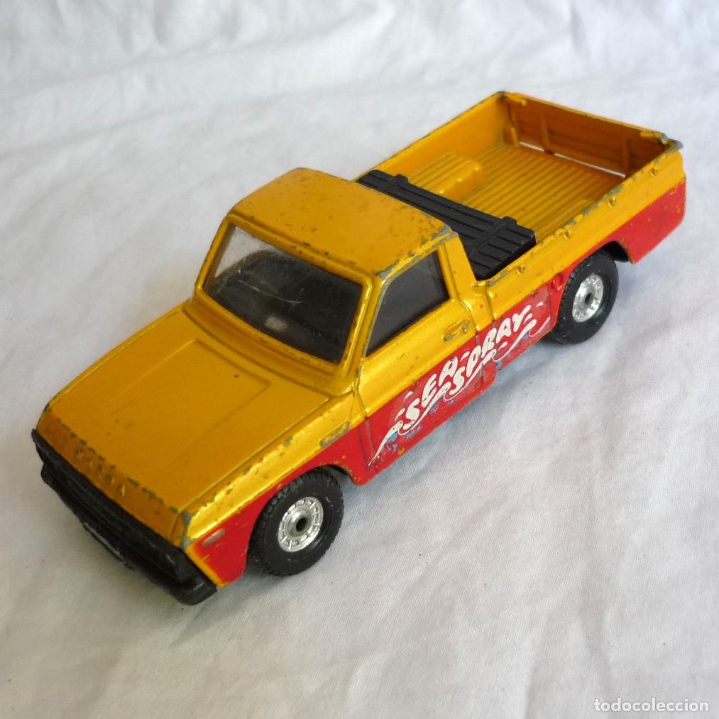 Carros em escala: Coche met&aacute;lico Mazda B1600 Pickup Corgi, Sea Spray