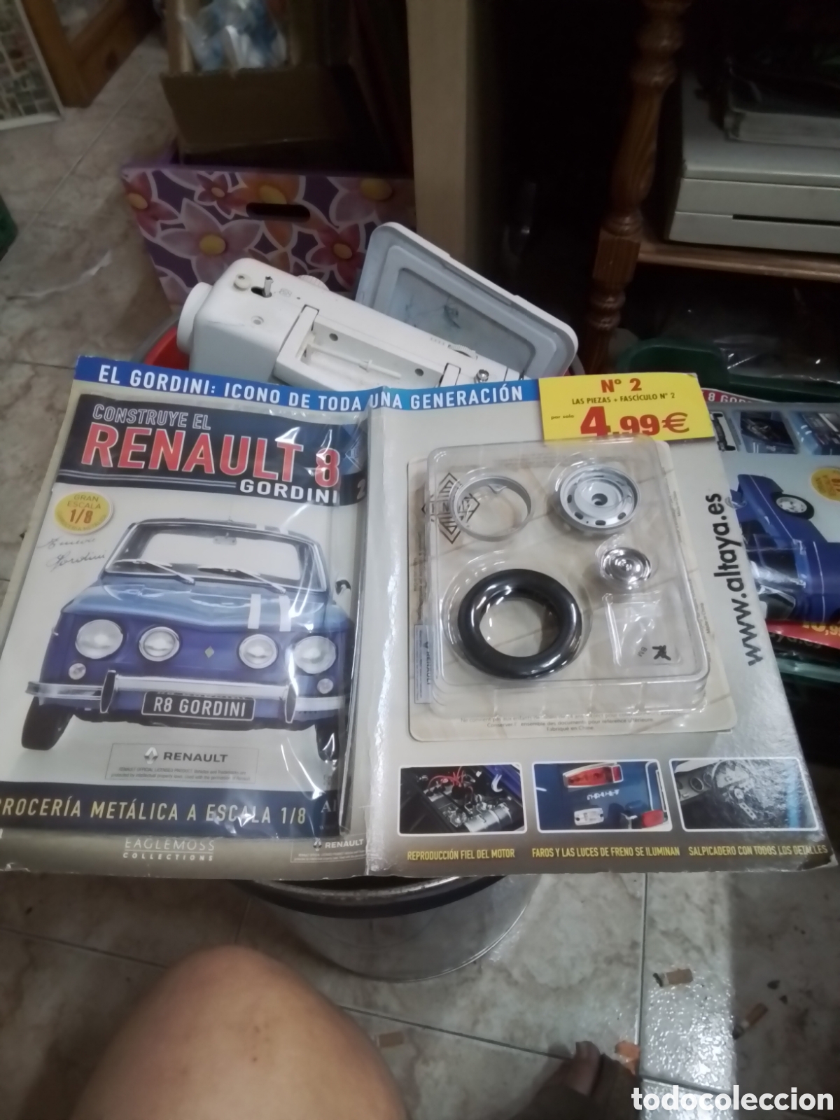 Coches a escala: Revista y coche, Construye El Renault 8 Gordini, N&ordm;, 2- Altaya- 2016 - A escala 1/8