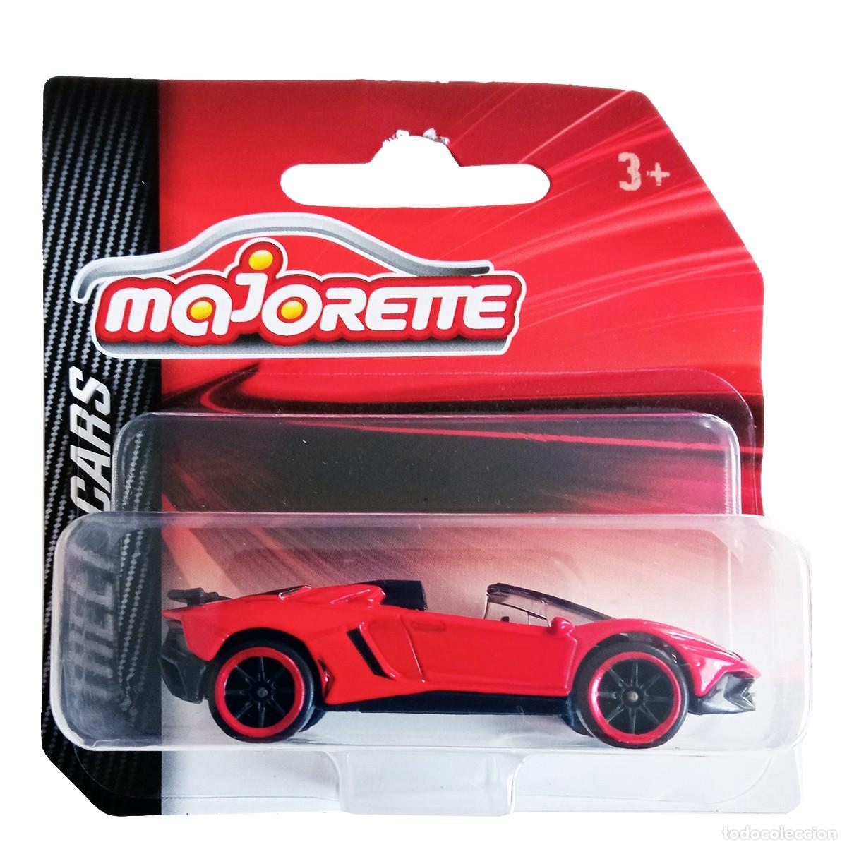 Coches a escala: Lamborghini Aventador SV Roadster Red Street Cars-Majorette
