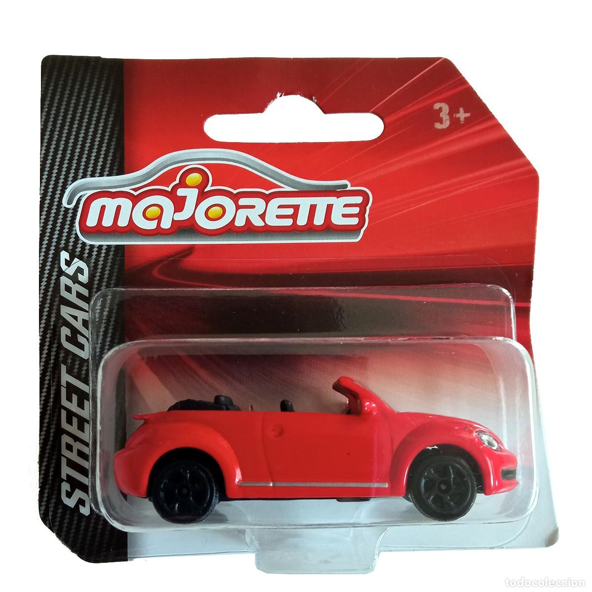 Coches a escala: VW Beetle Red Street Cars-Majorette