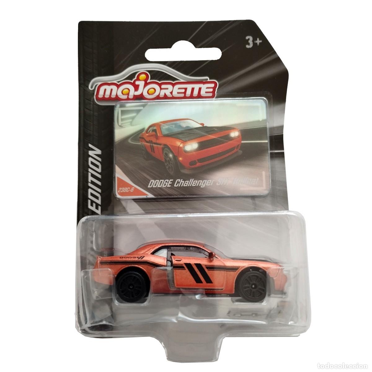 Coches a escala: Dodge Challenger SRT Hellcat Orange Limited Edition-Majorette