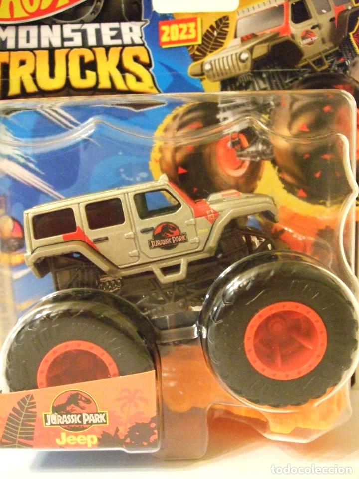 2023 Hot Wheels Monster Trucks Jurassic Park Jeep 海外 即決-