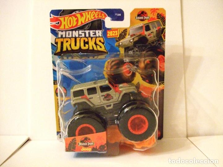 2023 Hot Wheels Monster Trucks Jurassic Park Jeep 海外 即決-