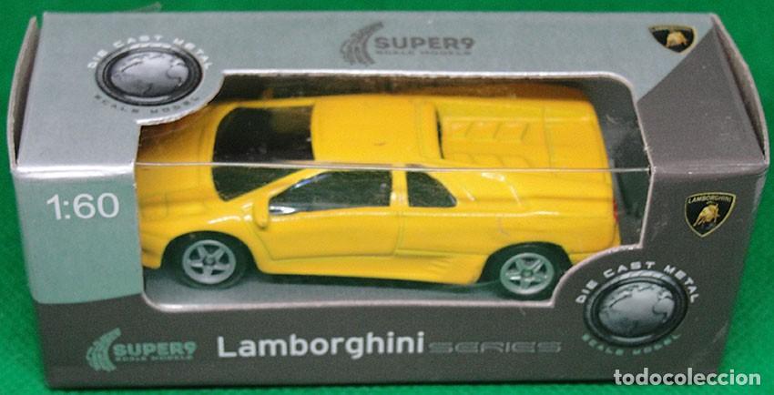 Coches a escala: LAMBROGHINI DIABLO SUPER9 - COCHE A ESCALA 1:60 DE METAL - COLECCIONISMO - NUEVO EN SU CAJA -