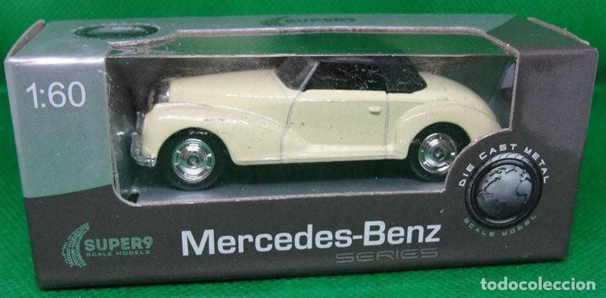Coches a escala: MERCEDES-BENZ 300S 1955 SUPER9 - COCHE A ESCALA 1:60 DE METAL - COLECCIONISMO - NUEVO EN SU CAJA -