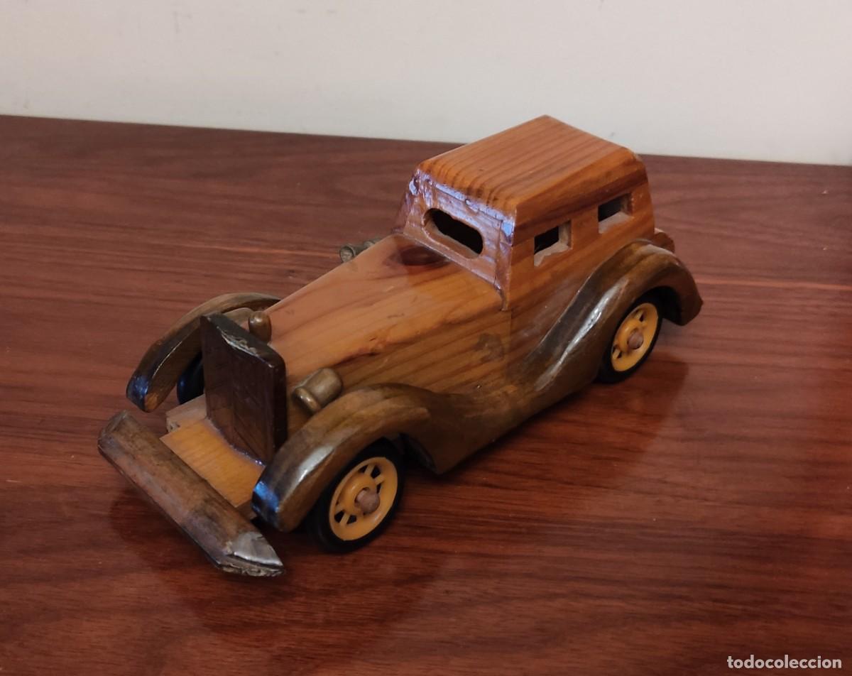 Coches a escala: ANTIGUO COCHE DE MADERA - MARCA CITROEN.