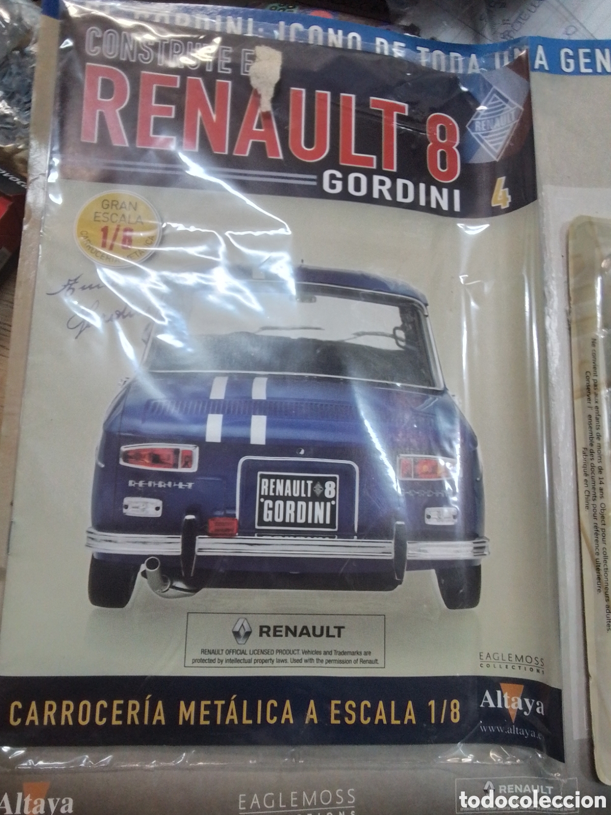 Coches a escala: Revista y coche, Construye El Renault 8 Gordini, N&ordm;, 4- Altaya- 2016 - A escala 1/8